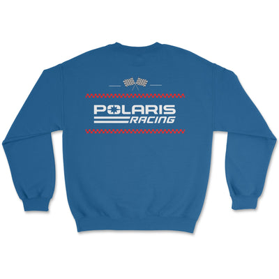 Polaris Racing Flag Sweatshirt - Goats Trail Off - Road Apparel Company