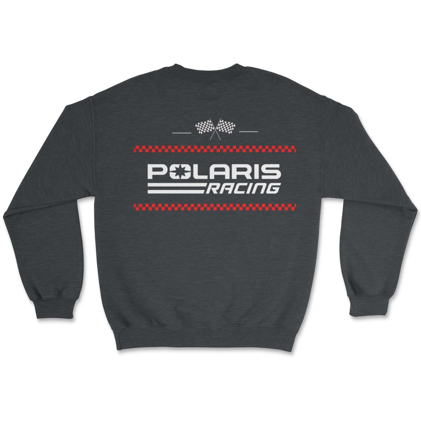 Polaris Racing Flag Sweatshirt - Goats Trail Off - Road Apparel Company