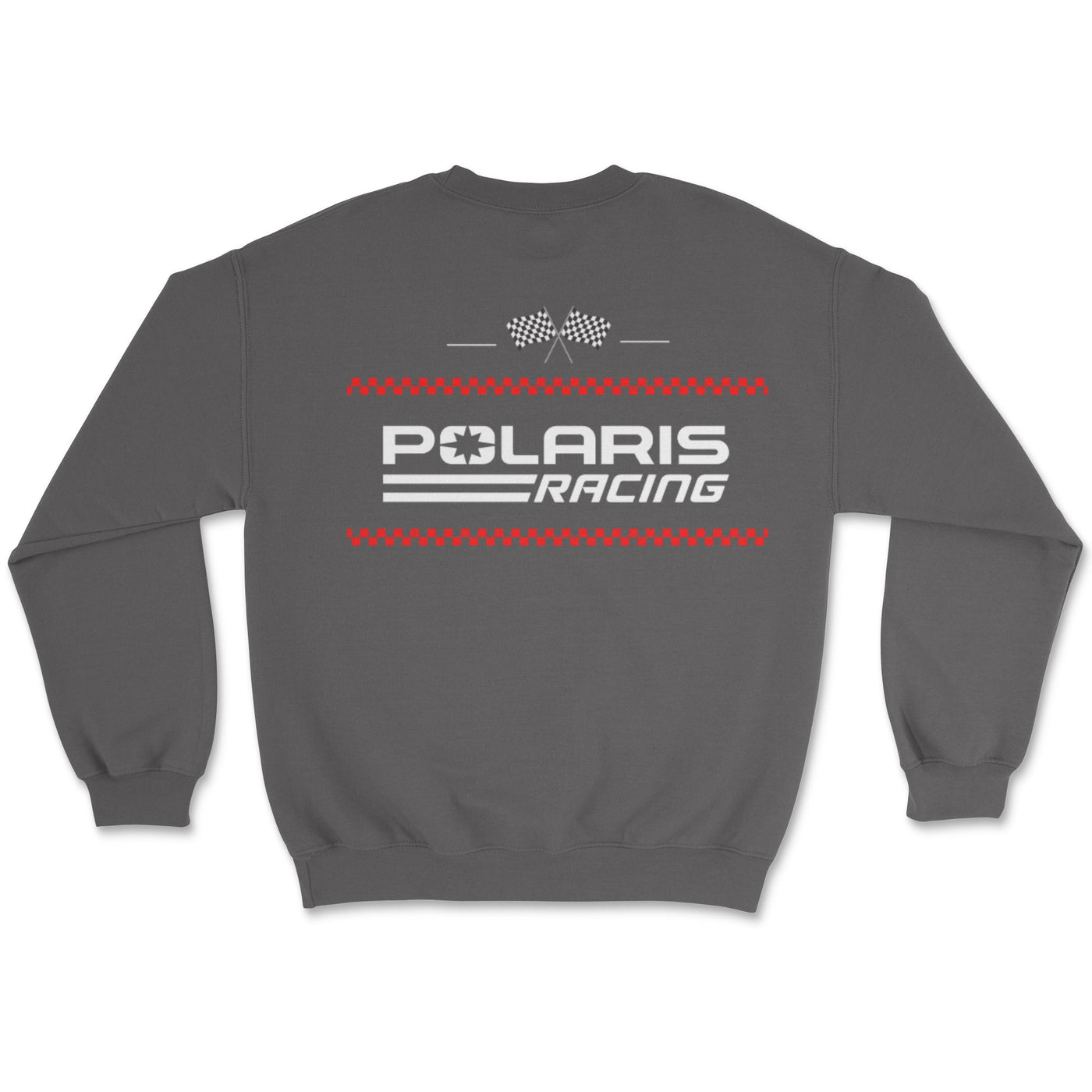 Polaris Racing Flag Sweatshirt - Goats Trail Off - Road Apparel Company