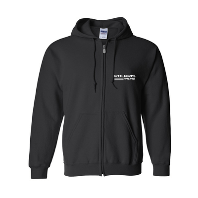 Polaris Racing Flag Zip - Up Hoodie - Goats Trail Off - Road Apparel Company