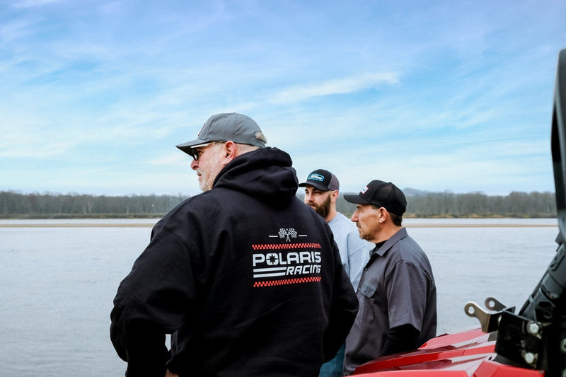 Polaris Racing Flag Zip - Up Hoodie - Goats Trail