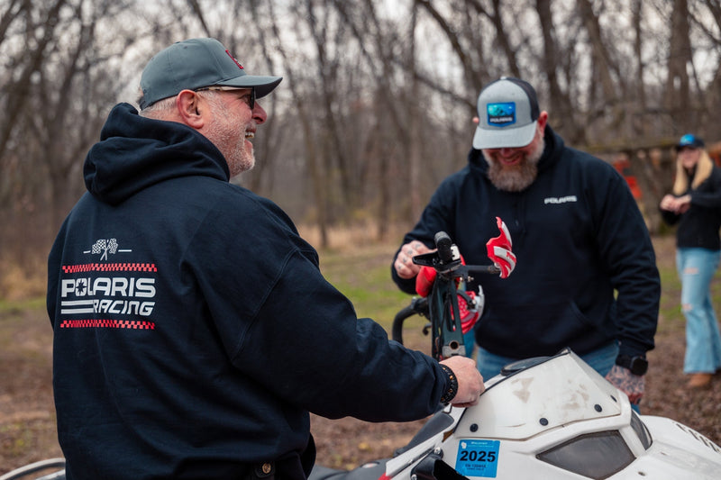Polaris Racing Flag Zip - Up Hoodie - Goats Trail