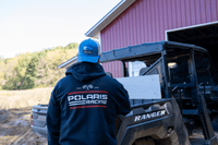 Polaris Racing Flag Zip-Up Hoodie - Goats Trail
