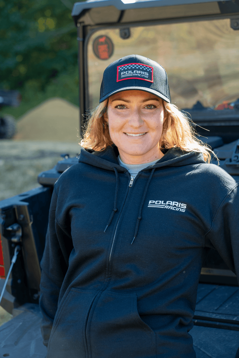 Polaris Racing Flag Zip-Up Hoodie - Goats Trail
