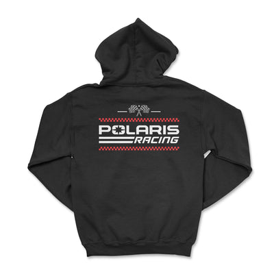 Polaris Racing Flag Zip - Up Hoodie - Goats Trail Off - Road Apparel Company