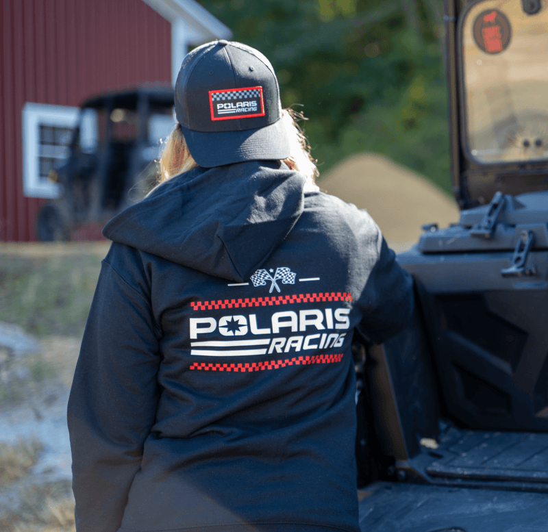 Polaris Racing Flag Zip-Up Hoodie - Goats Trail