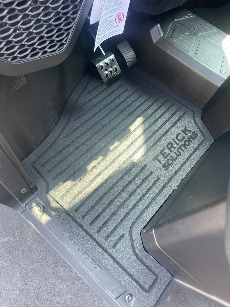 Polaris Ranger 1000 Rubber Floor Mats - Goats Trail