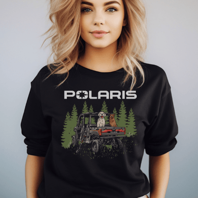 Polaris Ranger Dog Unisex Longsleeve Tee Shirt - Goats Trail Off - Road Apparel Company