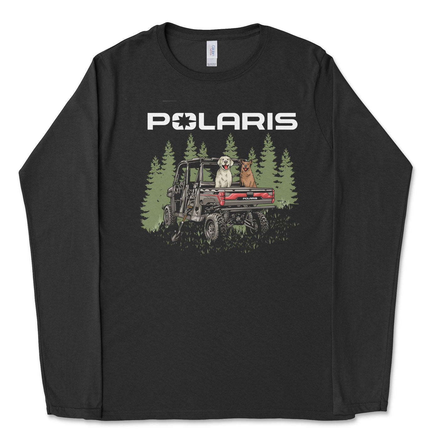 Polaris Ranger Dog Unisex Longsleeve Tee Shirt - Goats Trail Off - Road Apparel Company