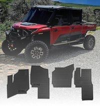Polaris Ranger XD 1500 Rubber Floor Mats - Goats Trail