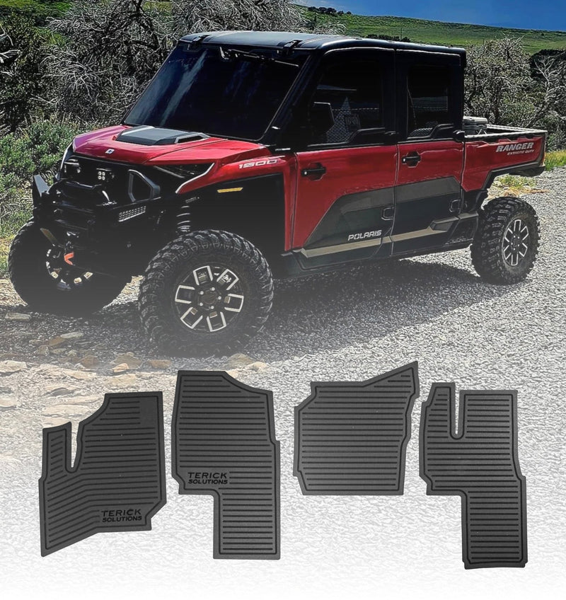 Polaris Ranger XD 1500 Rubber Floor Mats - Goats Trail