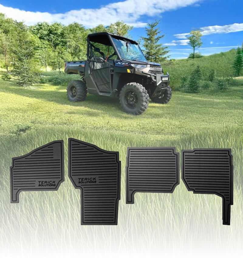 Polaris Ranger XP 1000 Rubber Floor Mats - Goats Trail