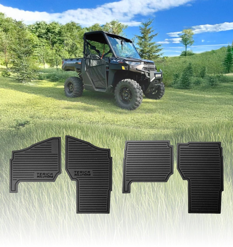 Polaris Ranger XP 1000 Rubber Floor Mats - Goats Trail