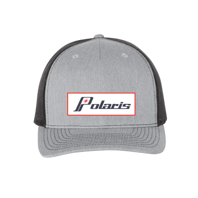 Polaris Retro Cap - The Perfect Snowmobile Gear for Every Adventure Heather Grey Hats
