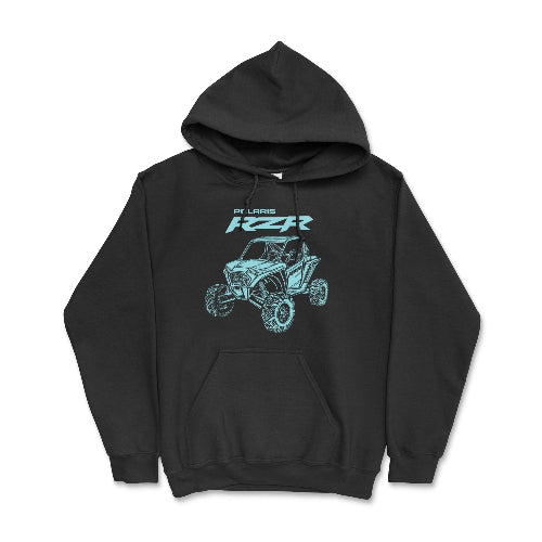 Polaris RZR Adventure Driven SXS Hoodie Black / Small Hooded Sweatshirt