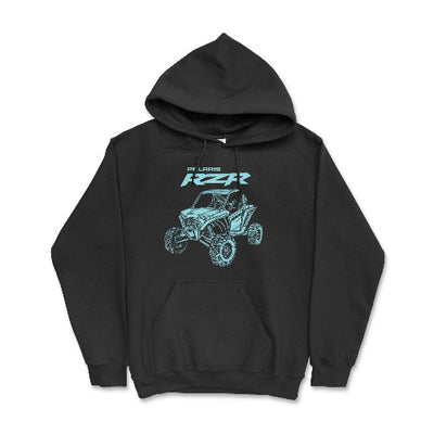 Polaris RZR Adventure Driven SXS Hoodie Black / Small Hooded Sweatshirt