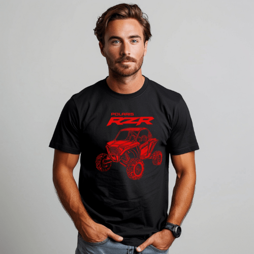 Polaris RZR Big and Tall Tee for Comfort and Durability Big and Tall Shirts