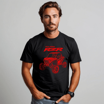 Polaris RZR Big and Tall Tee for Comfort and Durability Big and Tall Shirts