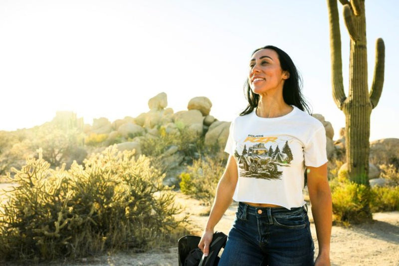 Polaris RZR Bigfoot Women’s Crop Top–Adventure Apparel - Goats Trail