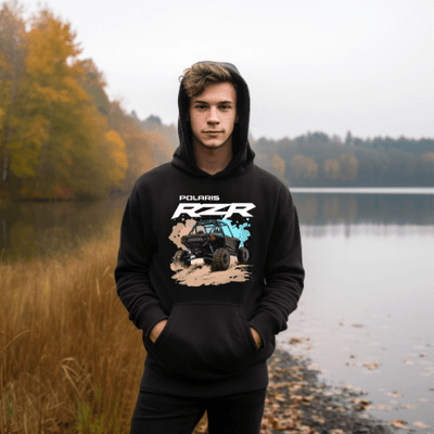 Polaris RZR Hoodie - Adventure Driven - Goats Trail Off - Road Apparel Company