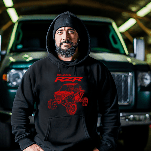 Polaris RZR Hoodie - Off Road Adventure Apparel - Goats Trail
