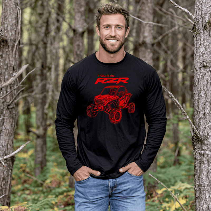 Polaris RZR Longsleeve Tee for Adventure Seekers - Goats Trail
