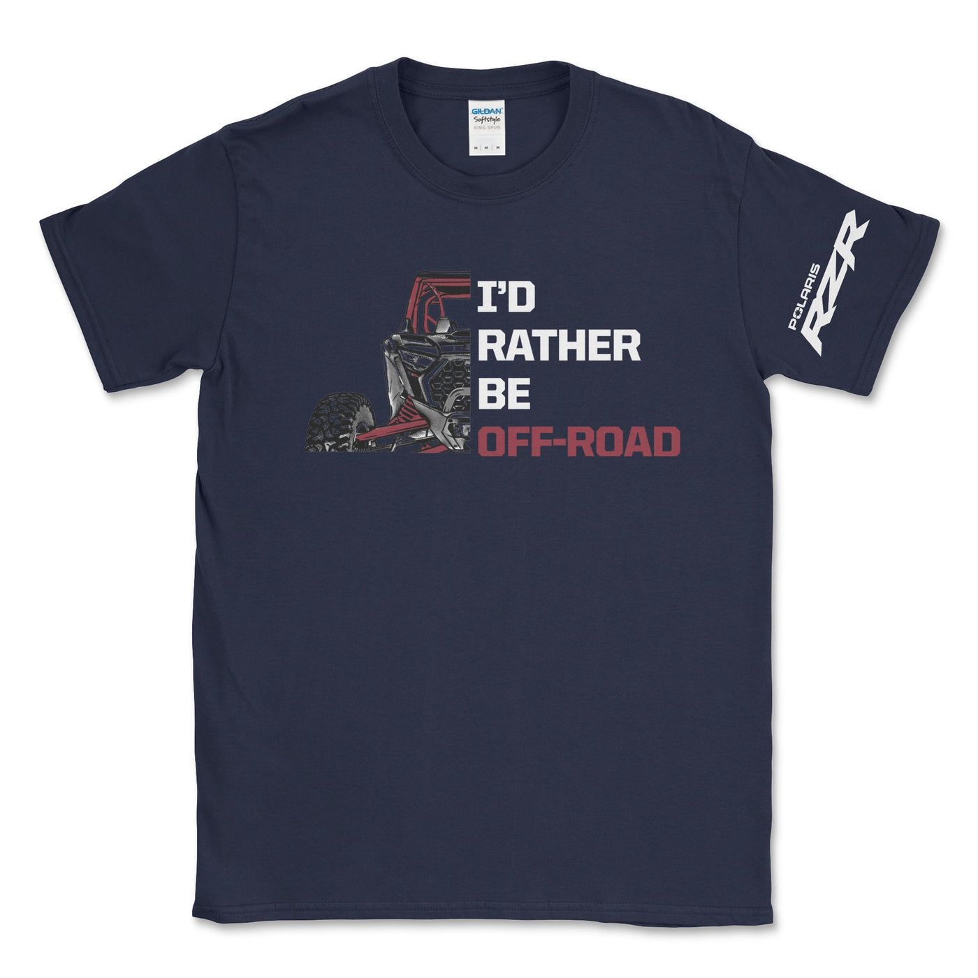 Polaris RZR - Men's Big and Tall Tee Shirt - Goats Trail Off - Road Apparel Company