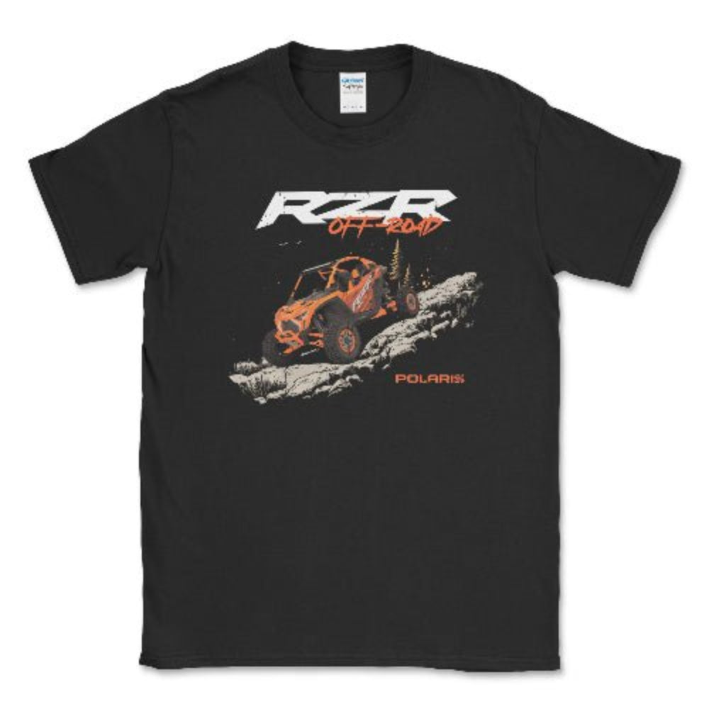 Polaris RZR Off Road Adventure Apparel-Conquer the Outdoors Black / Small Unisex T-shirt