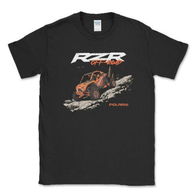 Polaris RZR Off Road Adventure Apparel-Conquer the Outdoors Black / Small Unisex T-shirt