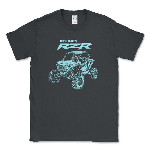 Polaris RZR Offroad Adventure Tee Dark Heather / Small Unisex T-shirt