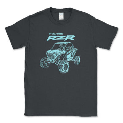 Polaris RZR Offroad Adventure Tee Dark Heather / Small Unisex T-shirt