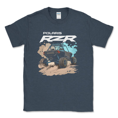 Polaris RZR Sand Dune Buggy Tee Shirt - Goats Trail Off - Road Apparel Company