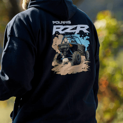 Polaris RZR Sand Dune Zip - Up Hoodie - Goats Trail Off - Road Apparel Company