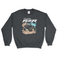 Polaris RZR Sweatshirt - Off Road Adventure Apparel - Goats Trail