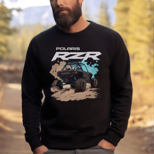 Polaris RZR Sweatshirt - Off Road Adventure Apparel - Goats Trail