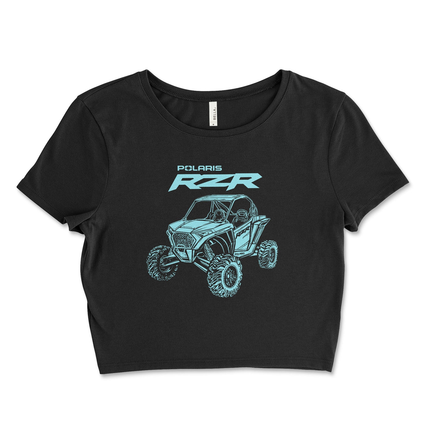 Polaris RZR Women's Offroad Crop Top Black / Small Crop Top