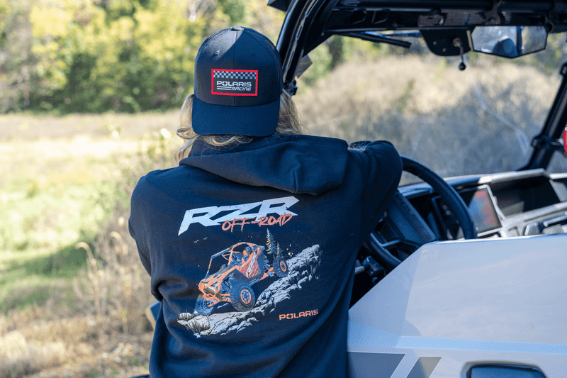 Polaris RZR Zip-Up Hoodie-Exclusive Polaris Apparel - Goats Trail