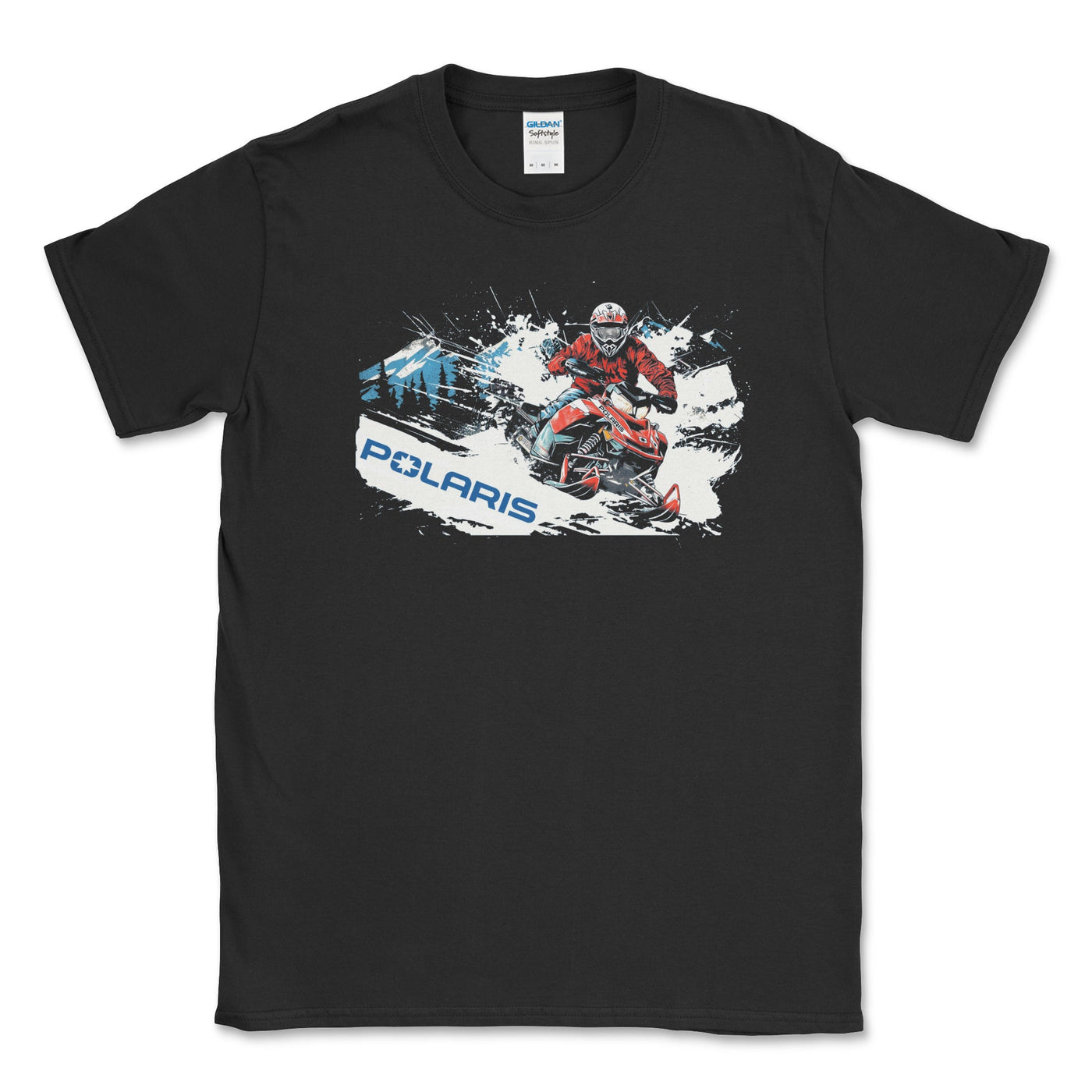 Polaris Sled Snowmobile T-shirt - Goats Trail Off - Road Apparel Company