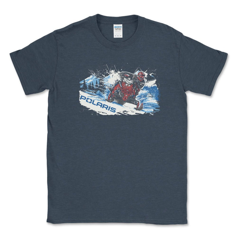 Polaris Sled Snowmobile T-shirt - Goats Trail