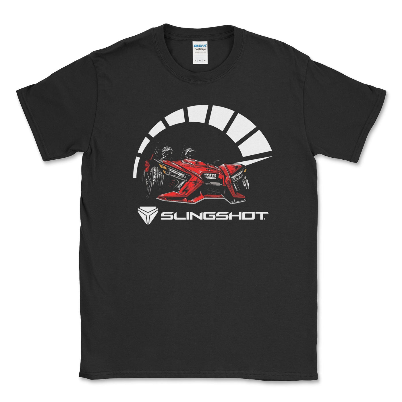 Polaris Slingshot Big and Tall Tee Shirt-Adventure Awaits! Black / LT Big and Tall Shirts