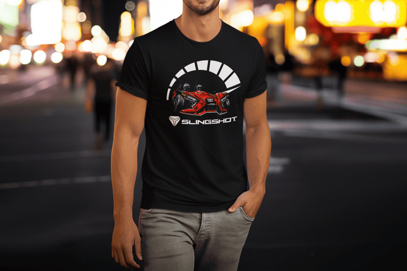 Polaris Slingshot Big & Tall Tee Shirt - Adventure Awaits! - Goats Trail
