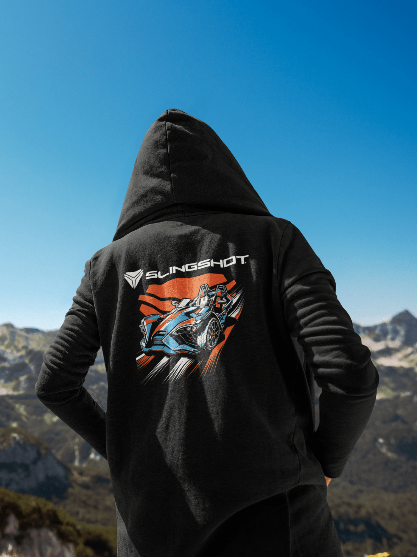 Polaris Slingshot Zip - Up Hoodie - Goats Trail Off - Road Apparel Company