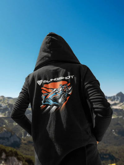 polaris slingshot zip up hoodie