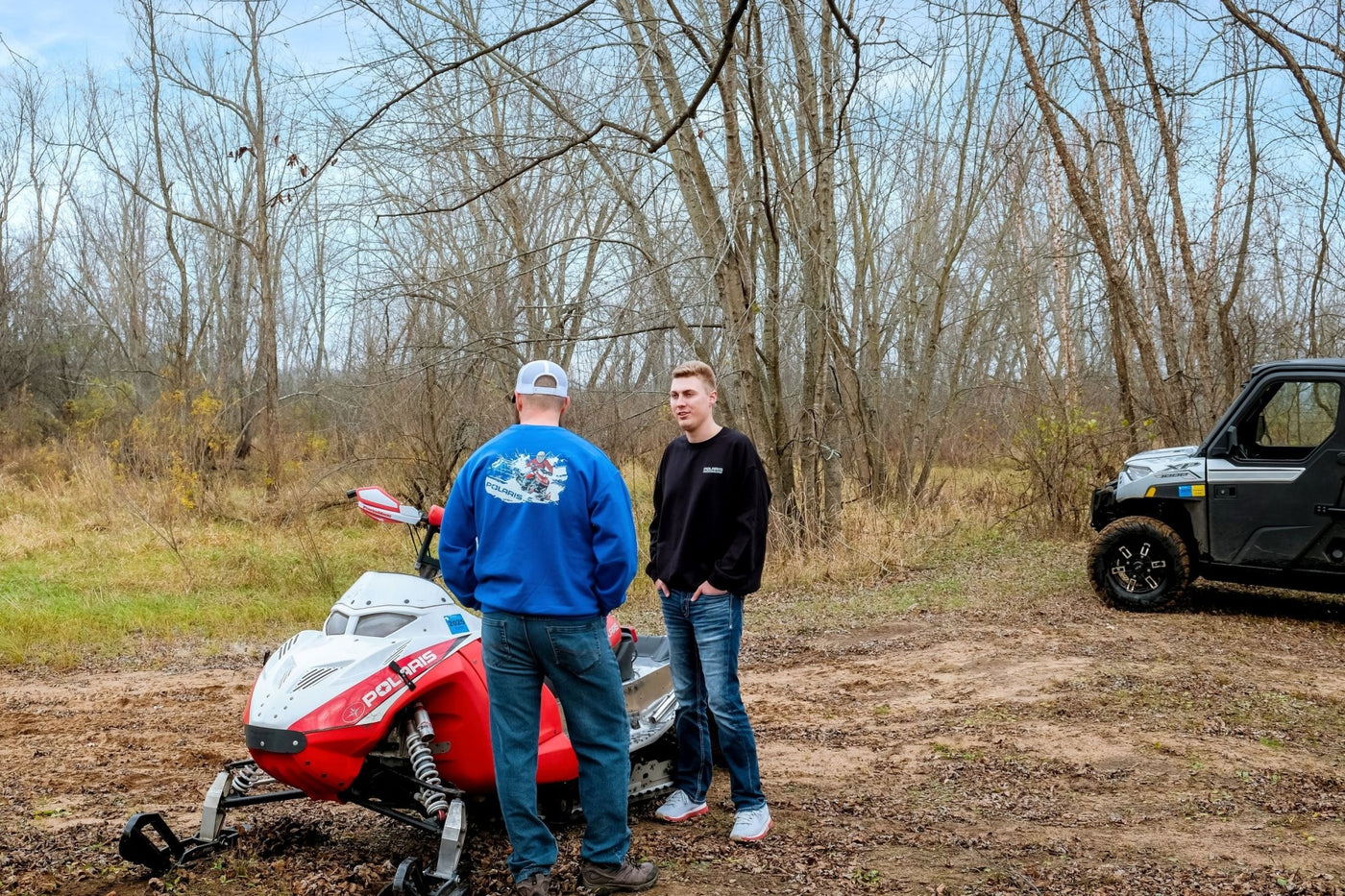 Polaris Snow Trail Rider Sweatshirt - Goats Trail Off - Road Apparel Company