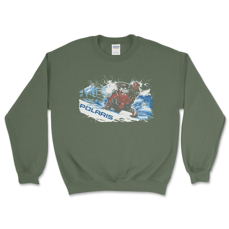 Polaris Snow Trail Rider Sweatshirt - Snowmobile Apparel - Goats Trail