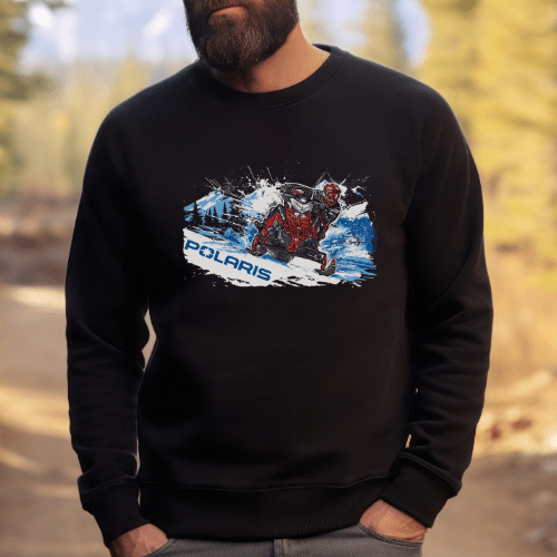Polaris Snow Trail Rider Sweatshirt - Snowmobile Apparel - Goats Trail