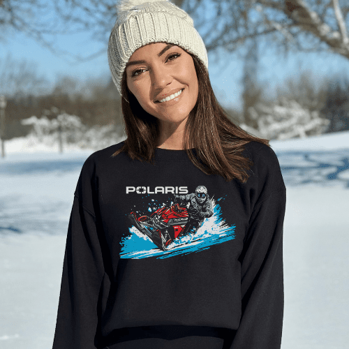Polaris Snowmobile Adventure Crewneck - Goats Trail
