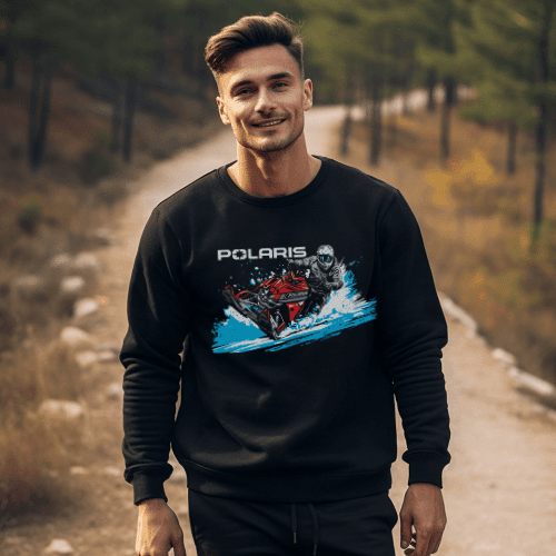 Polaris Snowmobile Adventure Crewneck - Goats Trail