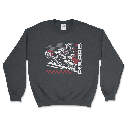 Polaris Snowmobile Adventure Sweatshirt - Goats Trail Off - Road Apparel Company