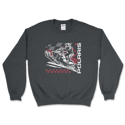 Polaris Snowmobile Adventure Sweatshirt - Goats Trail Off - Road Apparel Company